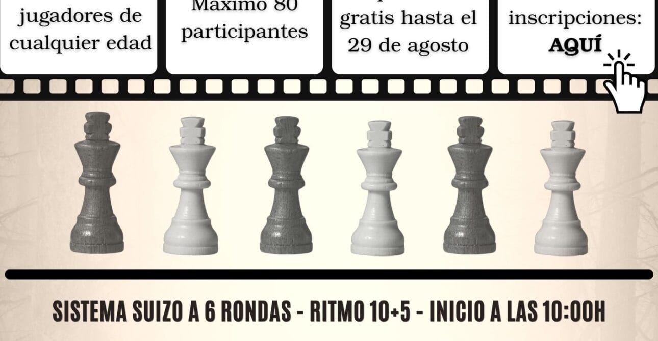 VI Torneo de Ajedrez para Aficionados Mérida, 31 de agosto de 2025